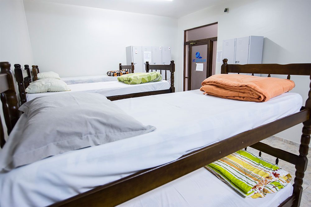 Hostel 76 dorm room accommodations