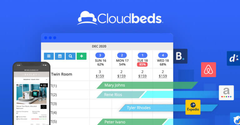 Cloudbeds hotel management software