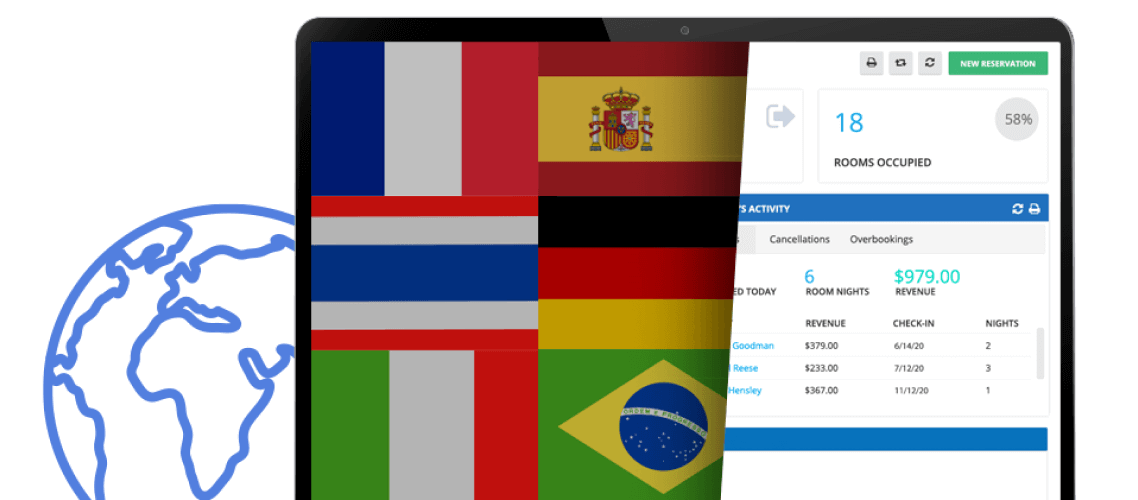 languages supported by Cloudbeds