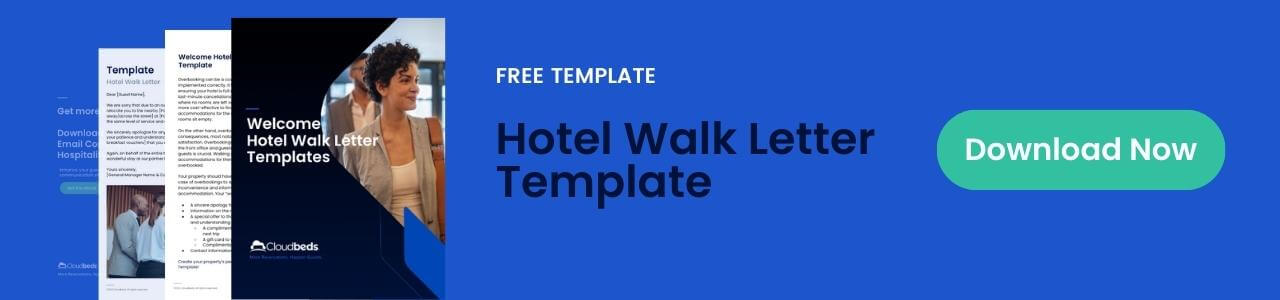 Hotel walk letter template