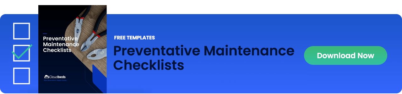 Preventative Maintenance checklist