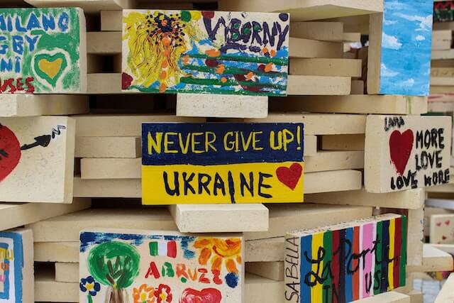 ukraine sign never give up
