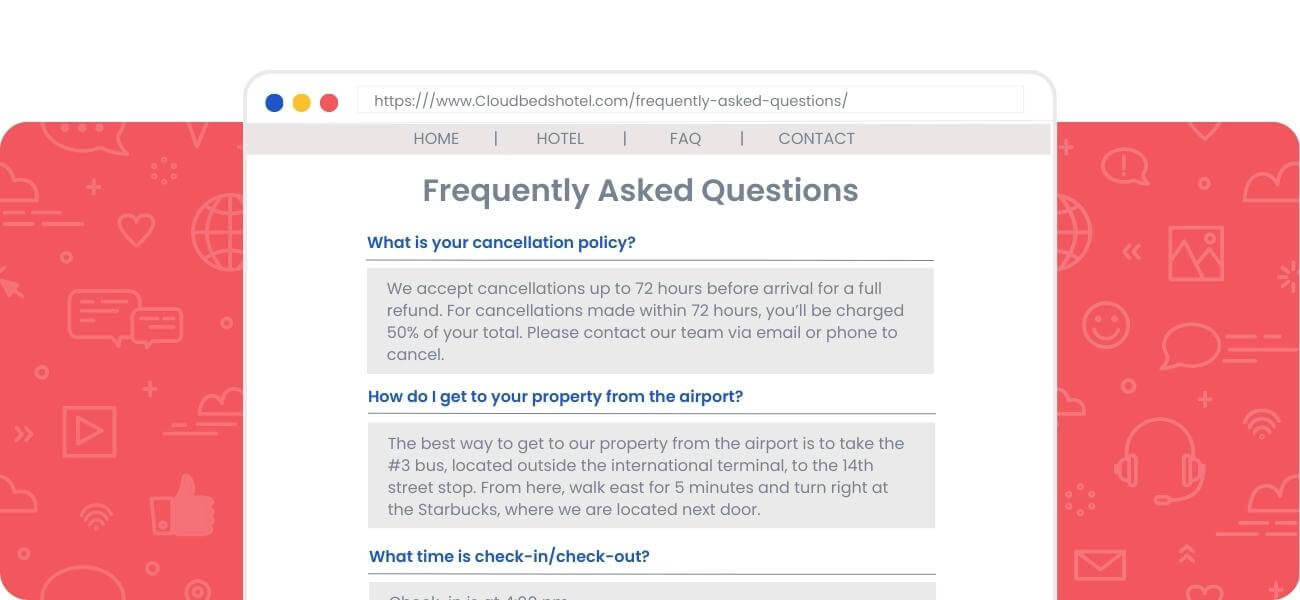 hotel confirmation email